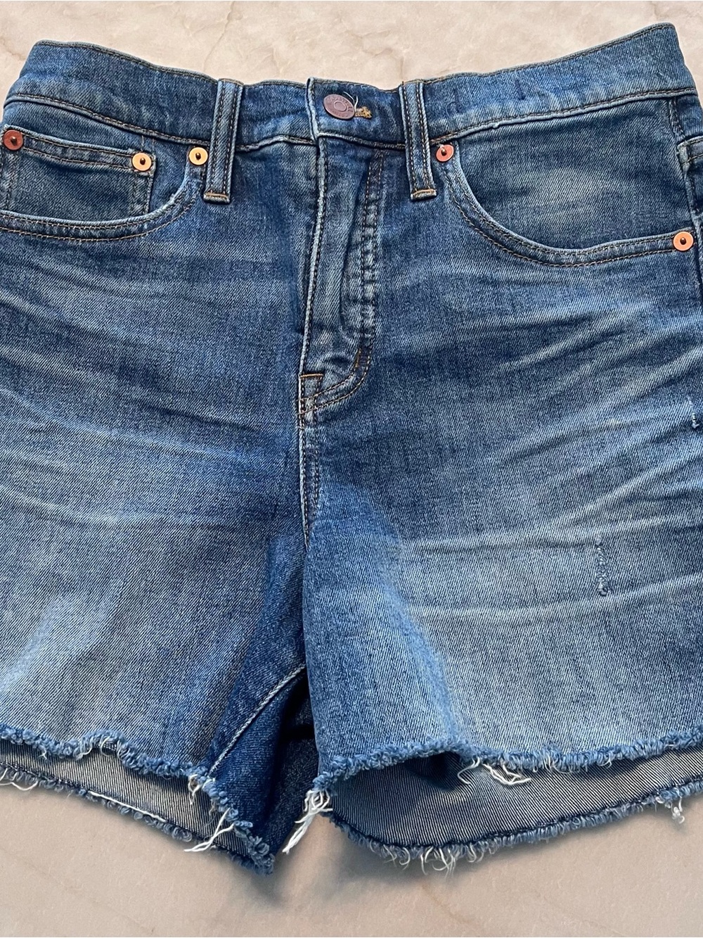 Madewell high rise shorts